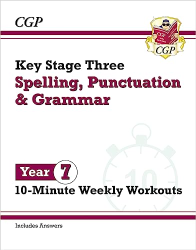 New KS3 Year 7 Spelling, Punctuation and Grammar 10-Minute Weekly Workouts (CGP KS3 10-Minute Tests) von Coordination Group Publications Ltd (CGP)